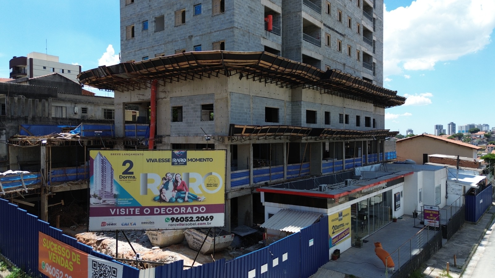 Andamento de Obra