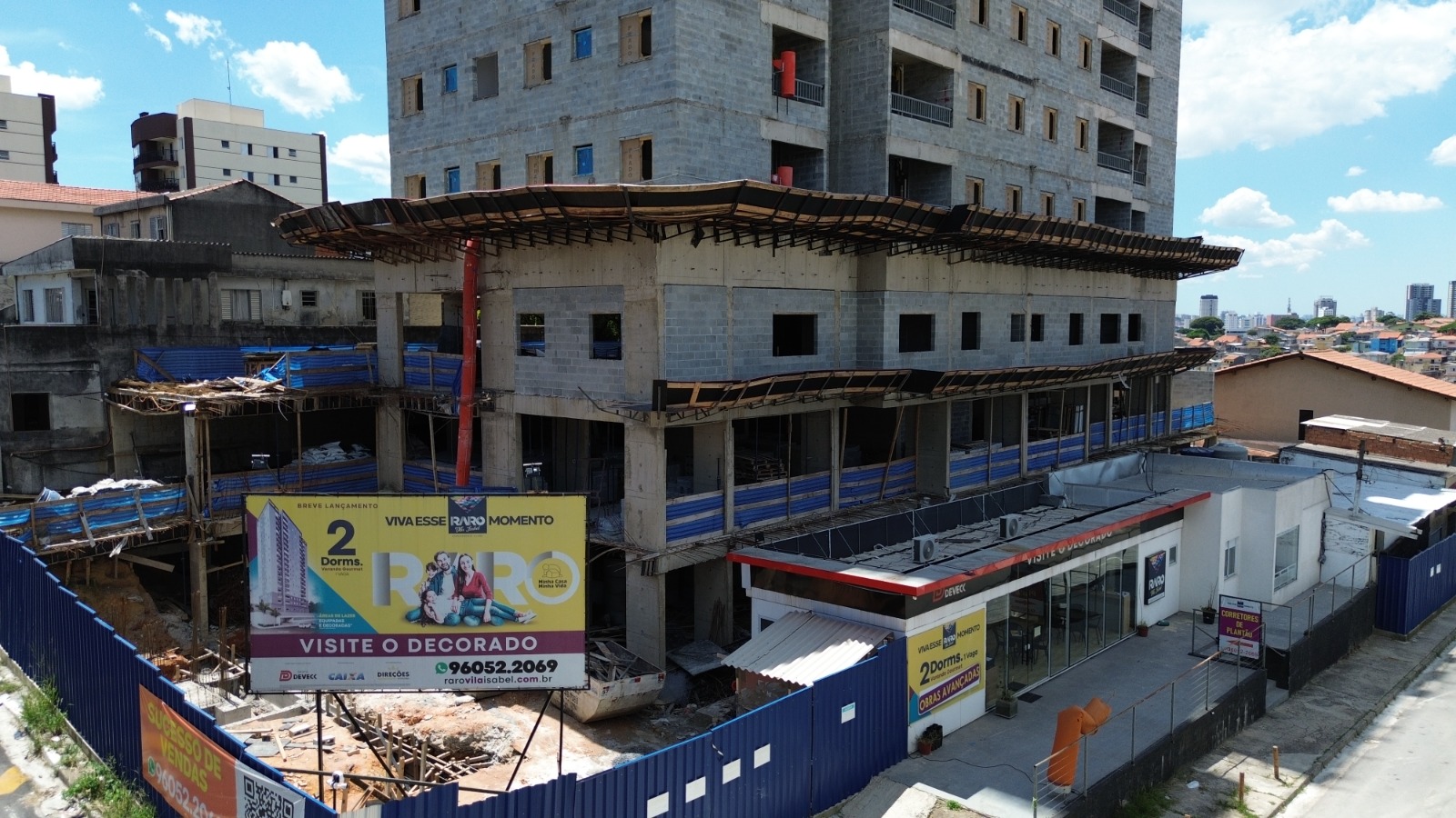 Andamento de Obra
